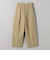 コットンギャバ タックパンツ