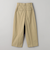 コットンギャバ タックパンツ
