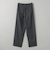 カルゼ バックゴム テーパード パンツ