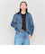 ＜ASTRAET＞11.5オンス ジップ デニムブルゾン