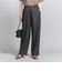 フロントタック ワイドパンツ