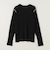 ＜ASTRAET＞ステッチ リブ クルーネックニット UNISEX
