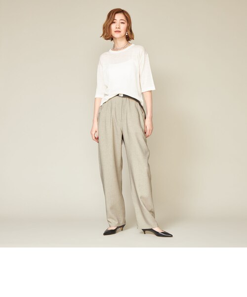 conte＞ラウンドシルエットパンツ｜ユナイテッドアローズ アウトレット