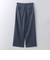 ＜6(ROKU)＞タック オーバー パンツ