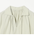 コットンリネン スキッパー ブラウス