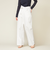 ＜conte＞ラップ チノ テーパードワイドパンツ