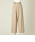 ＜conte＞ラップ チノ テーパードワイドパンツ
