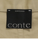 ＜conte＞ラップ チノ テーパードワイドパンツ