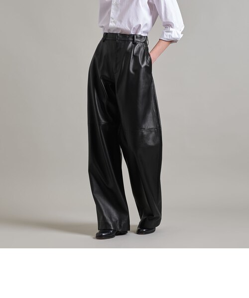 【BLACK】<LOEFF>ラムレザー パンツ LOEFF＞ラムレザー パンツ｜ユナイテッドアローズ アウトレットの