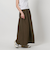 ギャザーフレア ロングスカート