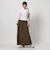 ギャザーフレア ロングスカート