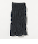 ＜ASTRAET＞タフタ シャーリング ロングスカート