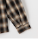 ＜GLR or＞オンブレ チェック ジップ 長袖 シャツ