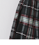 シアー チェック  ラップスカート