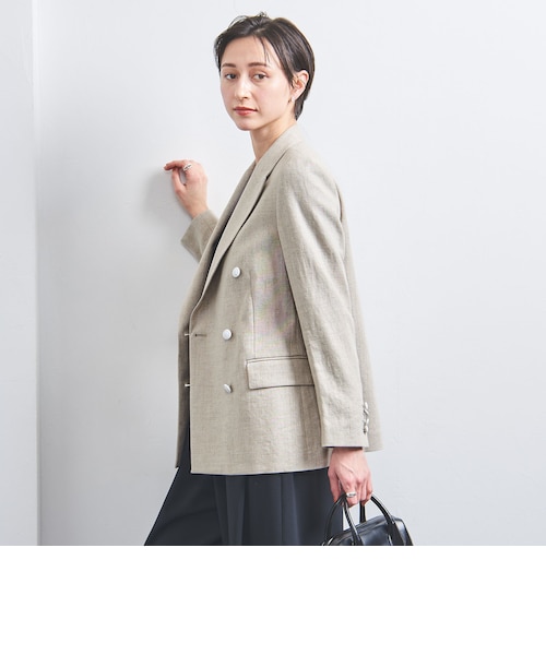 美品 ユナイテッドアローズ TOKYO 3万円 リネンのジャケット ホワイト E リネン ブレザー ジャケット｜ユナイテッドアローズ アウトレットの