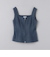 デニムライク ベスト