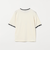 リブ バイカラーパイピング Tシャツ