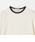 リブ バイカラーパイピング Tシャツ