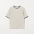 リブ バイカラーパイピング Tシャツ