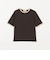 リブ バイカラーパイピング Tシャツ