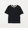 リブ バイカラーパイピング Tシャツ