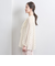 ラッフルフリル カットジャカード ブラウス