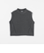 ＜ASTRAET＞コットン ハイネック ノースリーブカットソー