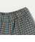 チェック ビッグポケット ショートパンツ / キッズ  100cm-130cm
