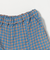 チェック ビッグポケット ショートパンツ / キッズ  100cm-130cm
