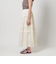 コットン タックティアード マキシスカート