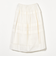 コットン タックティアード マキシスカート
