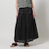 コットン タックティアード マキシスカート