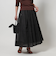 コットン タックティアード マキシスカート