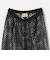 メッシュ スパングル スカート