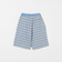 ミニ裏毛 ボーダー ショートパンツ / キッズ  140cm-160cm