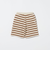 ミニ裏毛 ボーダー ショートパンツ / キッズ  100cm-130cm