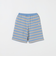 ミニ裏毛 ボーダー ショートパンツ / キッズ  100cm-130cm