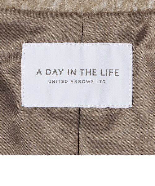 メランジ シャギー テーラードコート ＜A DAY IN THE LIFE