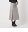 ニットメルトン タック フレアスカート ＜A DAY IN THE LIFE＞