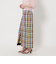 チェック タイトマキシ スカート