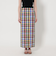 チェック タイトマキシ スカート