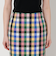 チェック タイトマキシ スカート