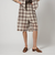 ＜6(ROKU)＞チェック ショートパンツ