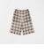 ＜6(ROKU)＞チェック ショートパンツ