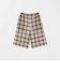 ＜6(ROKU)＞チェック ショートパンツ