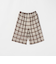 ＜6(ROKU)＞チェック ショートパンツ