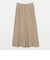 麻ブレンド バイアス マキシスカート