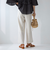 【結論シリーズ】ドライクロスパンツ オフホワイト［size SHORT/TALLあり］