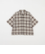 ＜6(ROKU)＞チェック オープンカラー ショートスリーブ シャツ