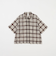 ＜6(ROKU)＞チェック オープンカラー ショートスリーブ シャツ